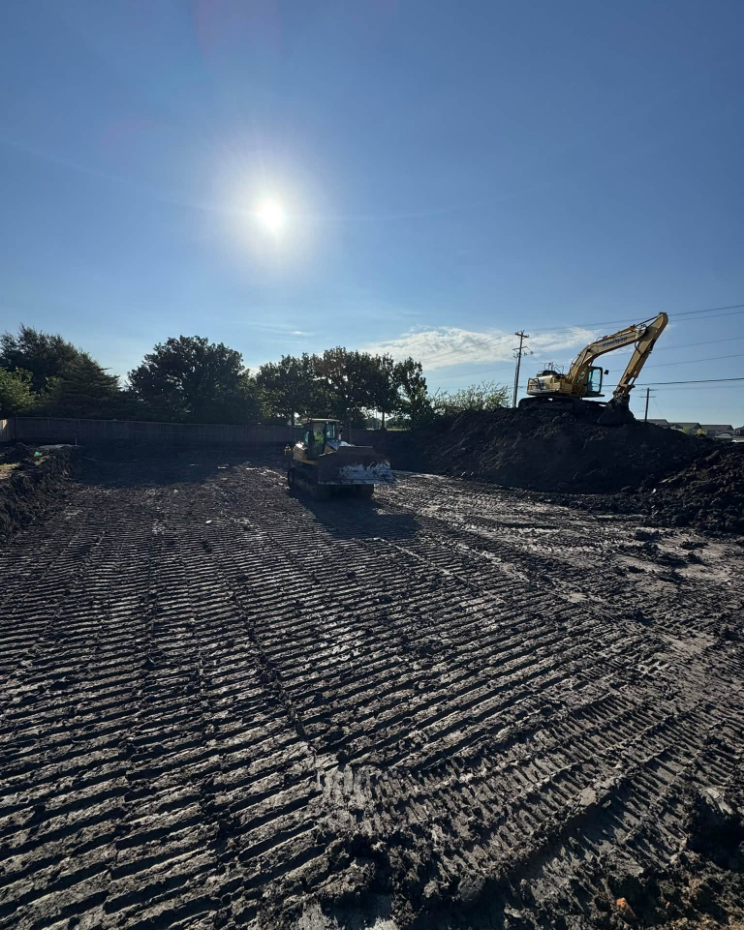 Excavation site work