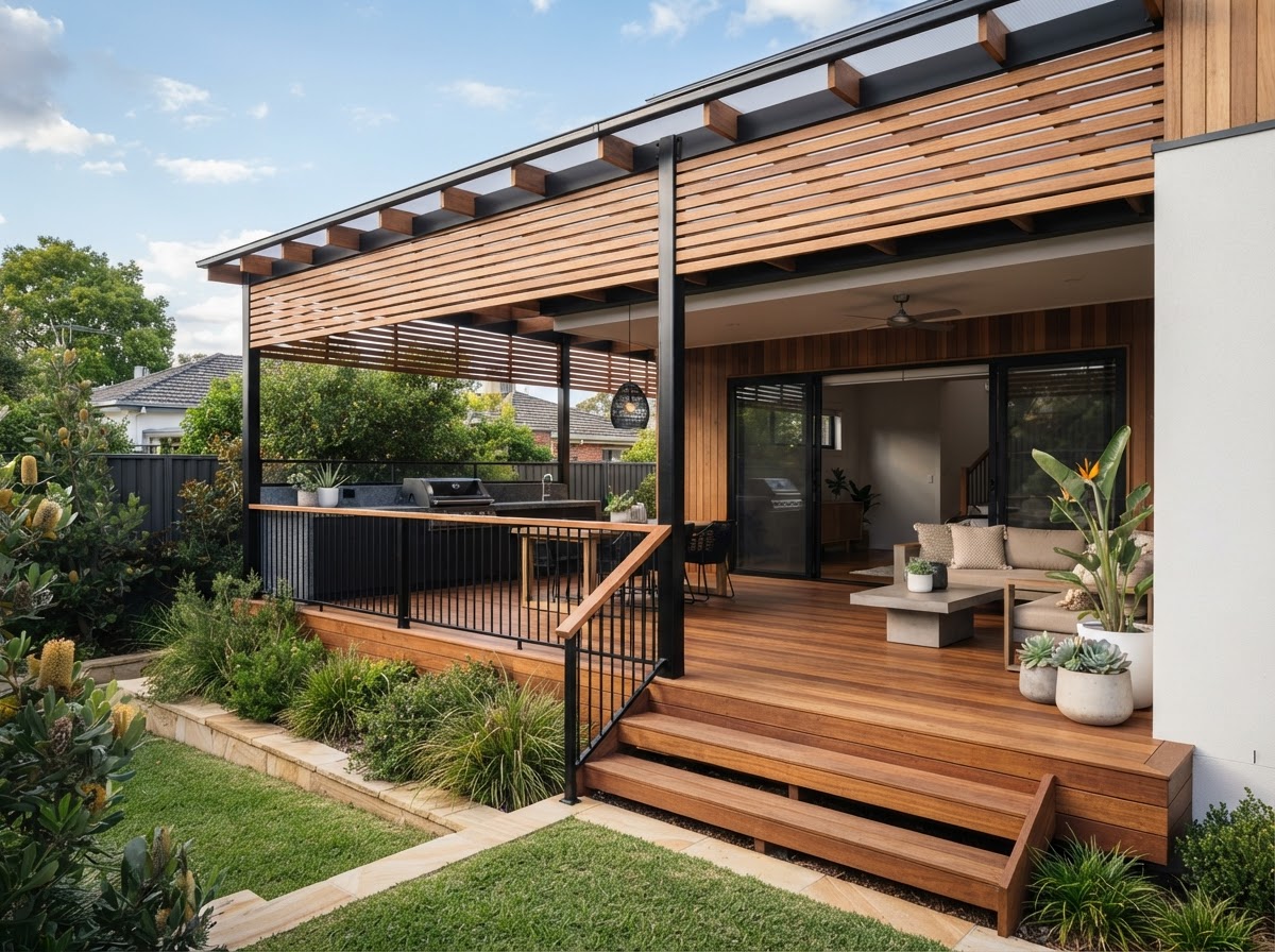 Asaka pergolas decking Reservoir