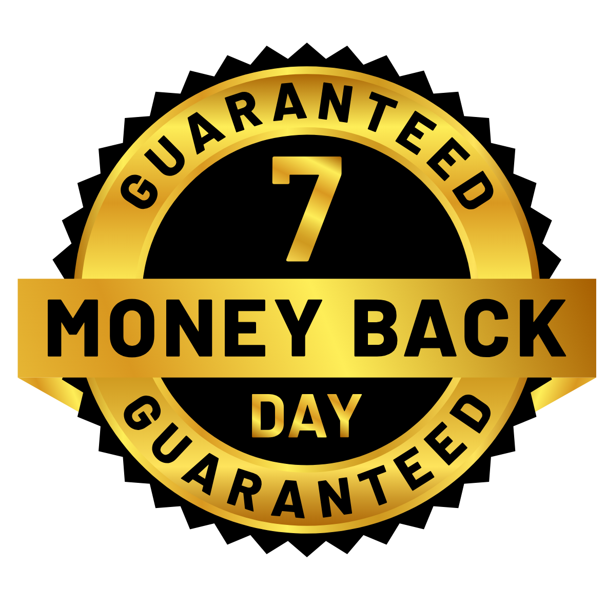 7-Day Money-Back Guarantee Seal