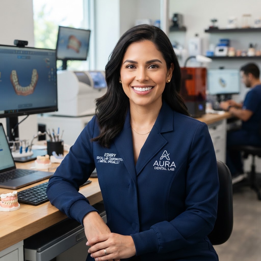 Esmery - Digital Employee of Esmoris & Sons Dental Lab