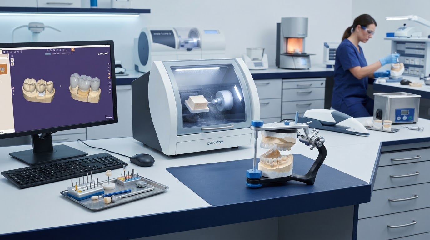 Esmoris & Sons Dental Lab CAD/CAM milling