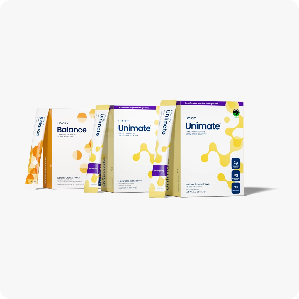 Feel Great System shipped pack — Unimate and Balance as they arrive at your door