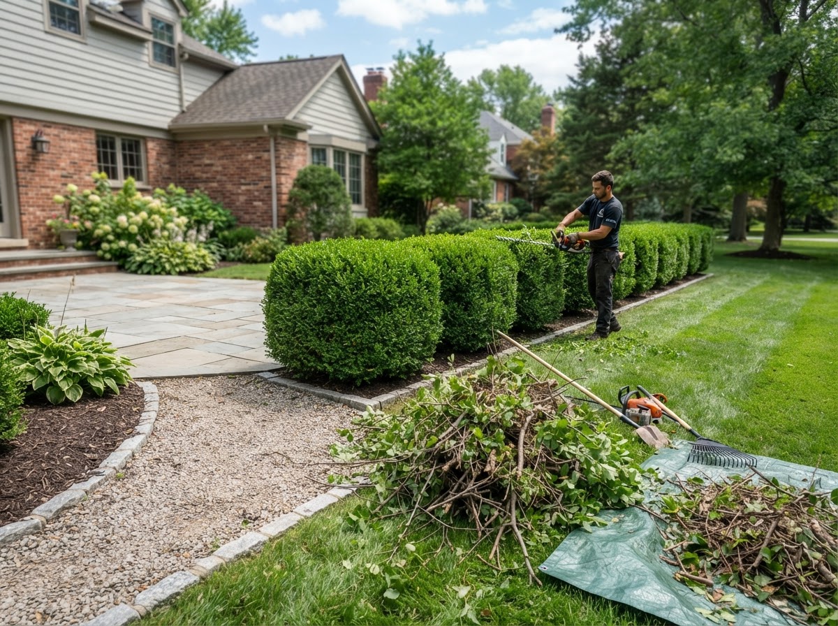 Trimming, bush removal, and cleanups