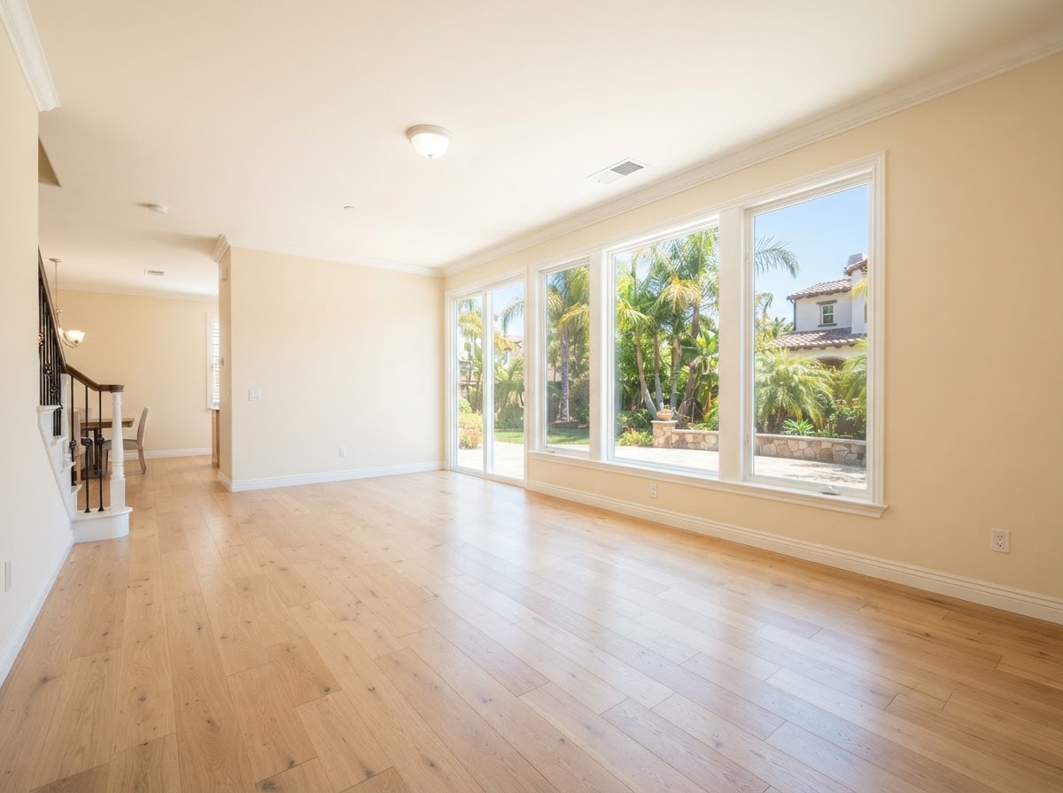 Living Room · Irvine · Vacant before staging