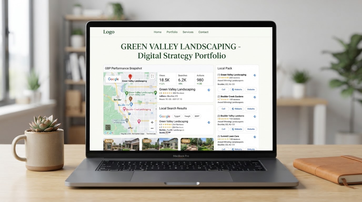 Service business website with Google Business Profile integration by Awesome Web Pros