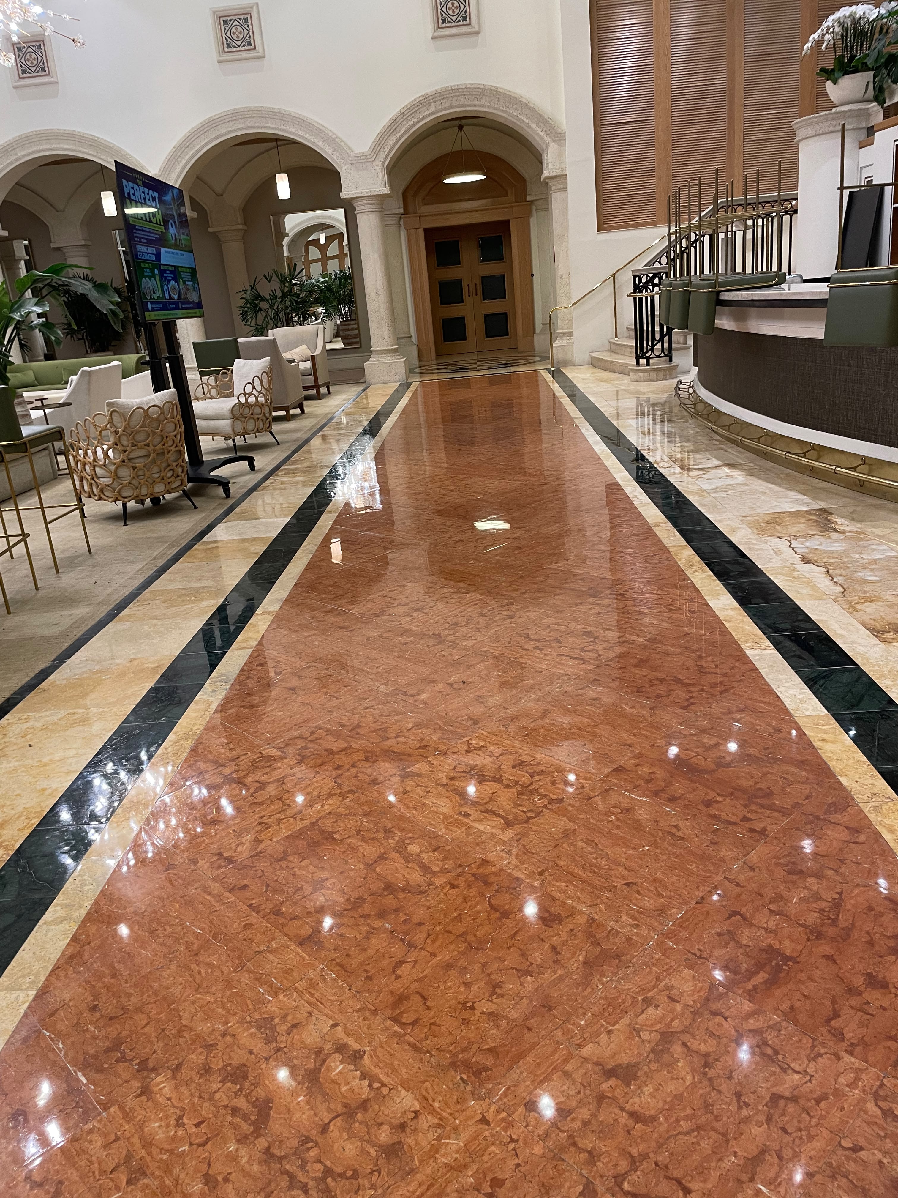 Marble & stone restoration project 20 in Florida — finished by Marble Restoration Services Corp.