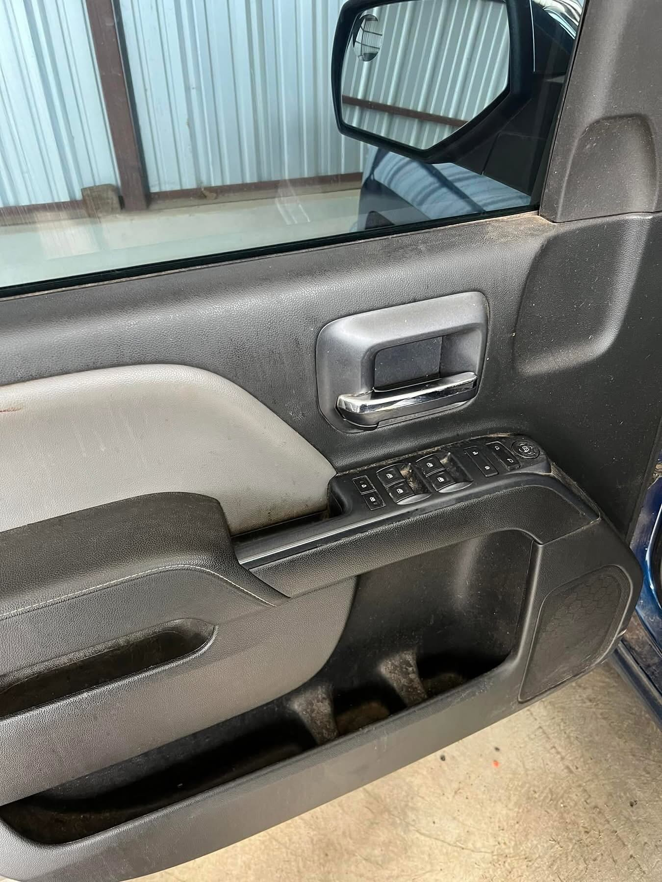 Interior Door Panel Reconditioning — Before