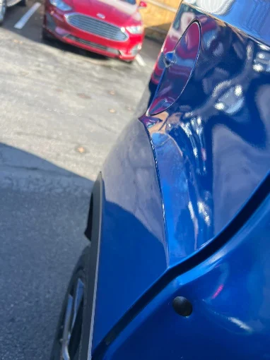 Dent Deformation on Vehicle Body Panel