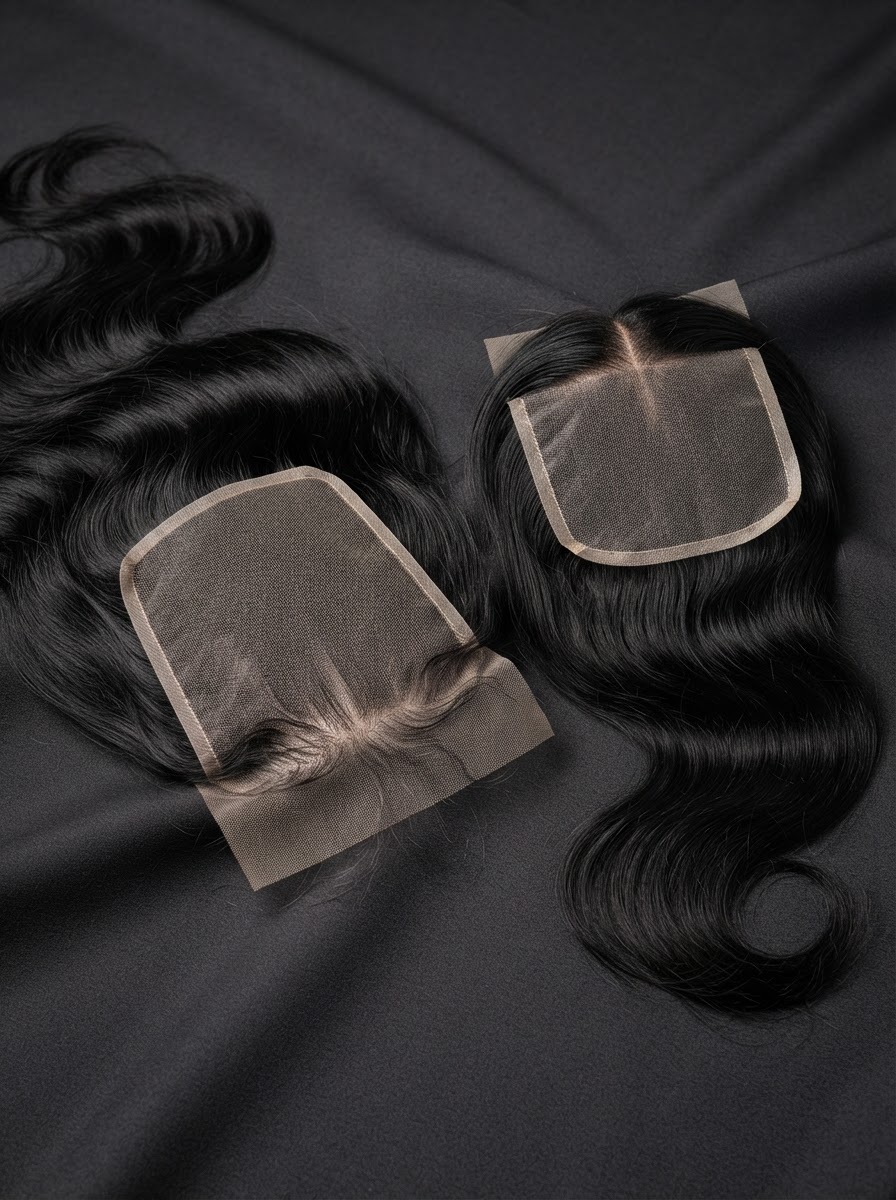 Brazilian Lace Closures — premium virgin Brazilian hair, straight, body wave, deep wave, loose wave