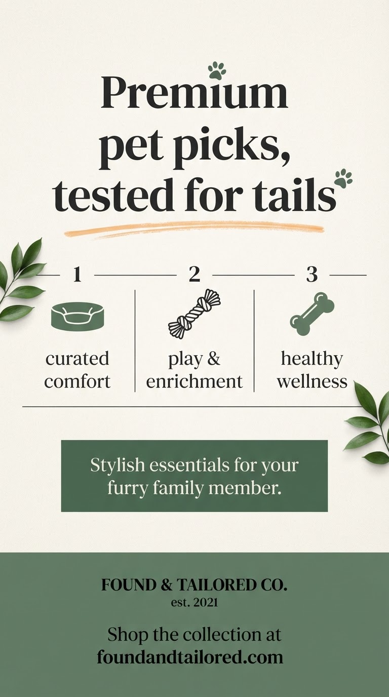 Premium pet picks, researched for tails — FetchBoy Pinterest pin