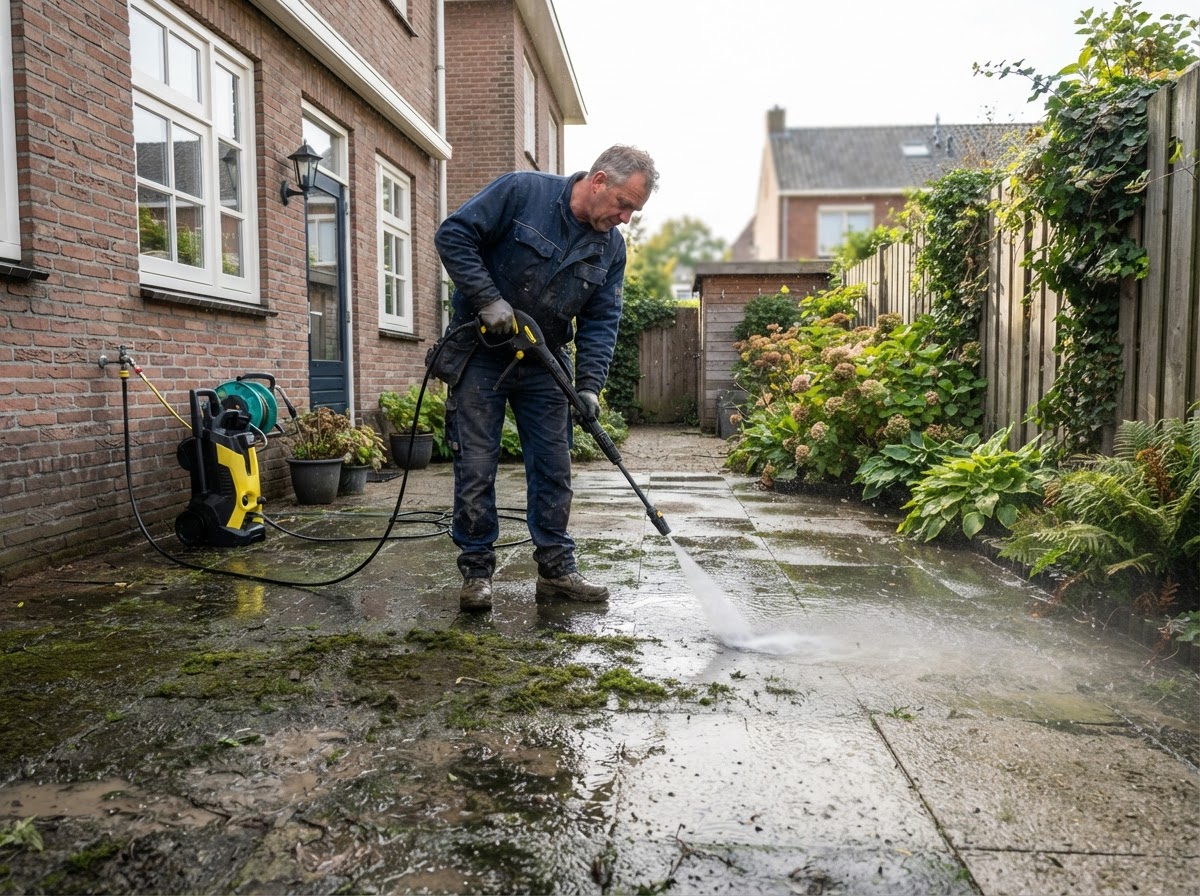 Terrasreiniging — professionele reiniging door LD Multiclean Service