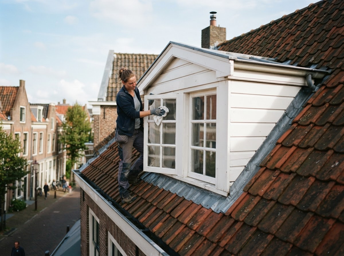 Dakkapelreiniging — professionele reiniging door LD Multiclean Service