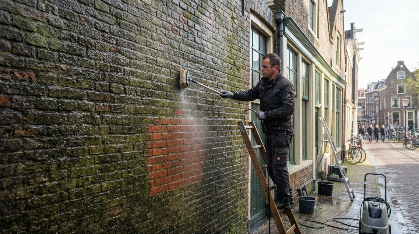 Gevelreiniging — professionele reiniging door LD Multiclean Service