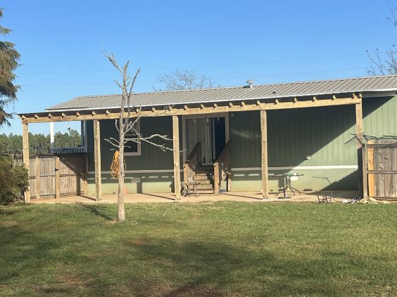 Full-Span Back Patio Cover & Sunshade by Protech Decks in Tillmans Corner