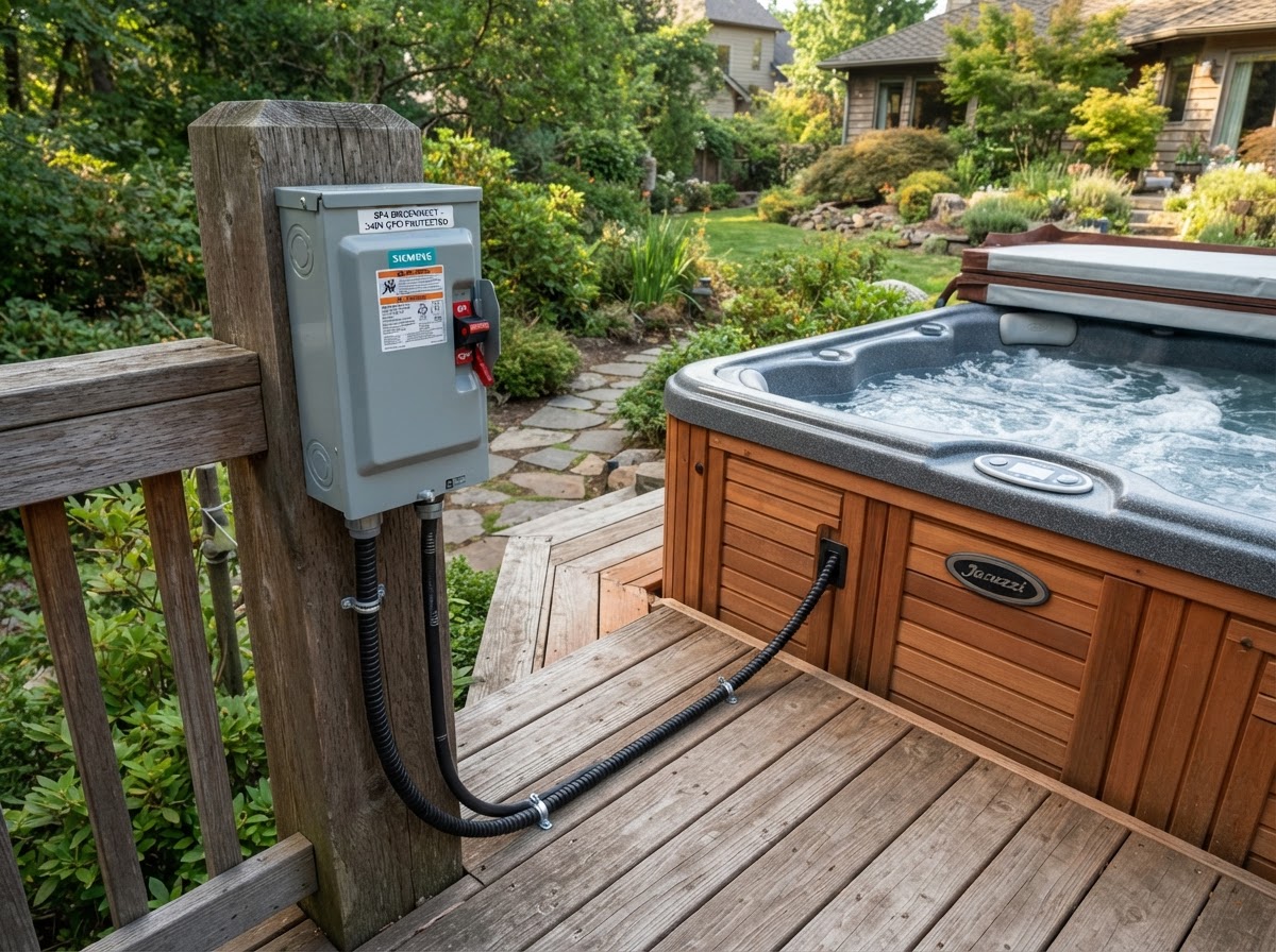 Hot Tub Electrical Installation in Spartanburg, SC — Axton Group LLC