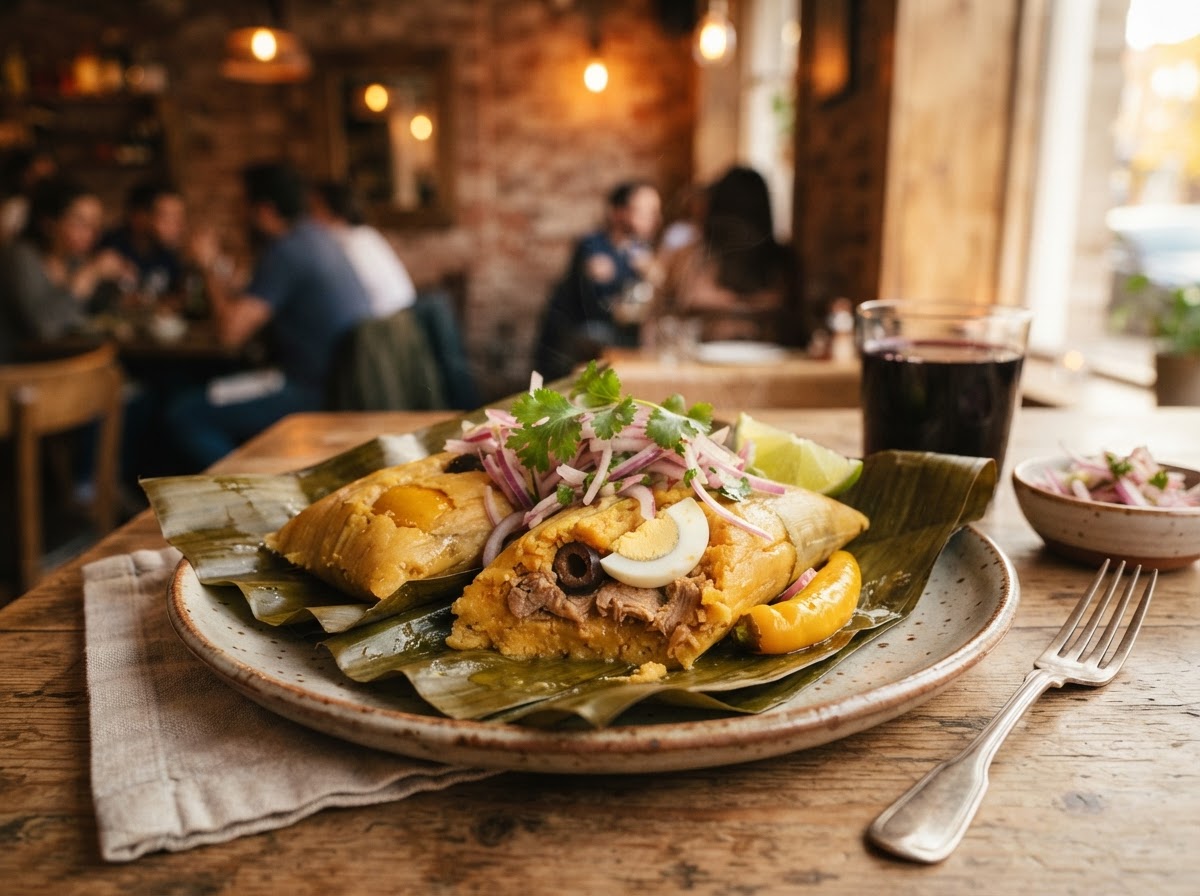Tamales de pollo o cerdo