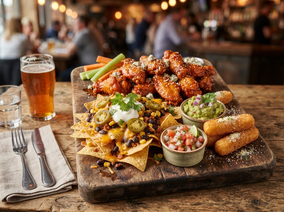 Combo Martín's (Alitas, nachos, palitos de queso c/guacamole y pico de gallo)