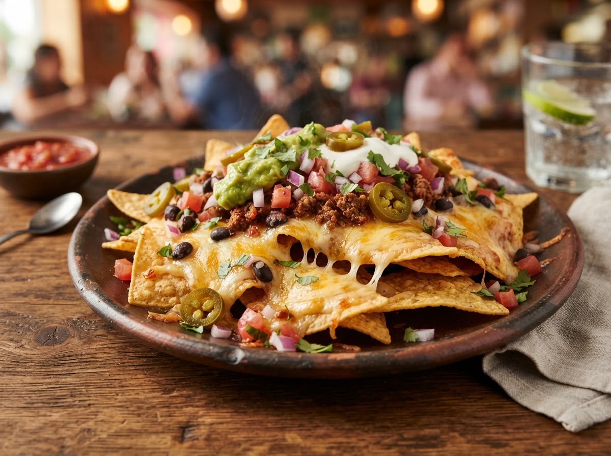 Ñachos gratinados Mexicanos