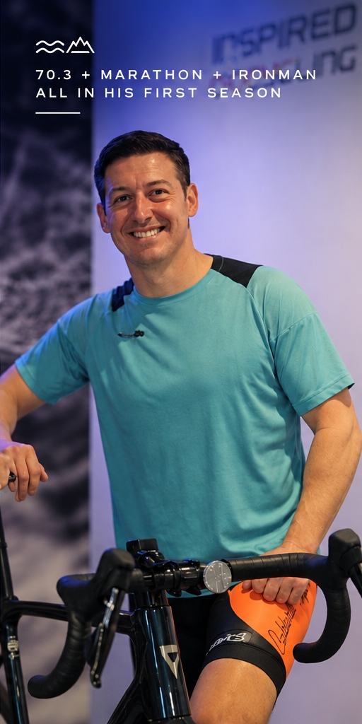 Charles — 70.3, Marathon and Full Ironman in first season