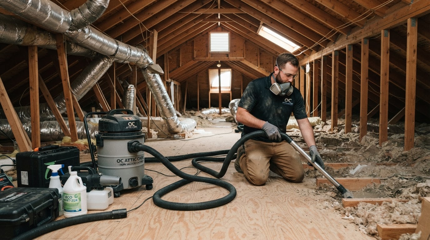 Attic Cleanup Experts in Orange County — Why Experience Changes the Outcome