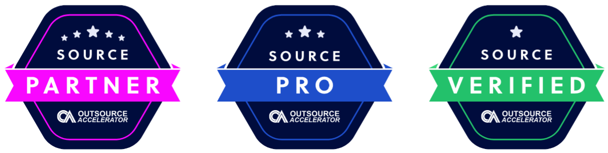 Outsource Accelerator Partner, Pro, and Verified Badges