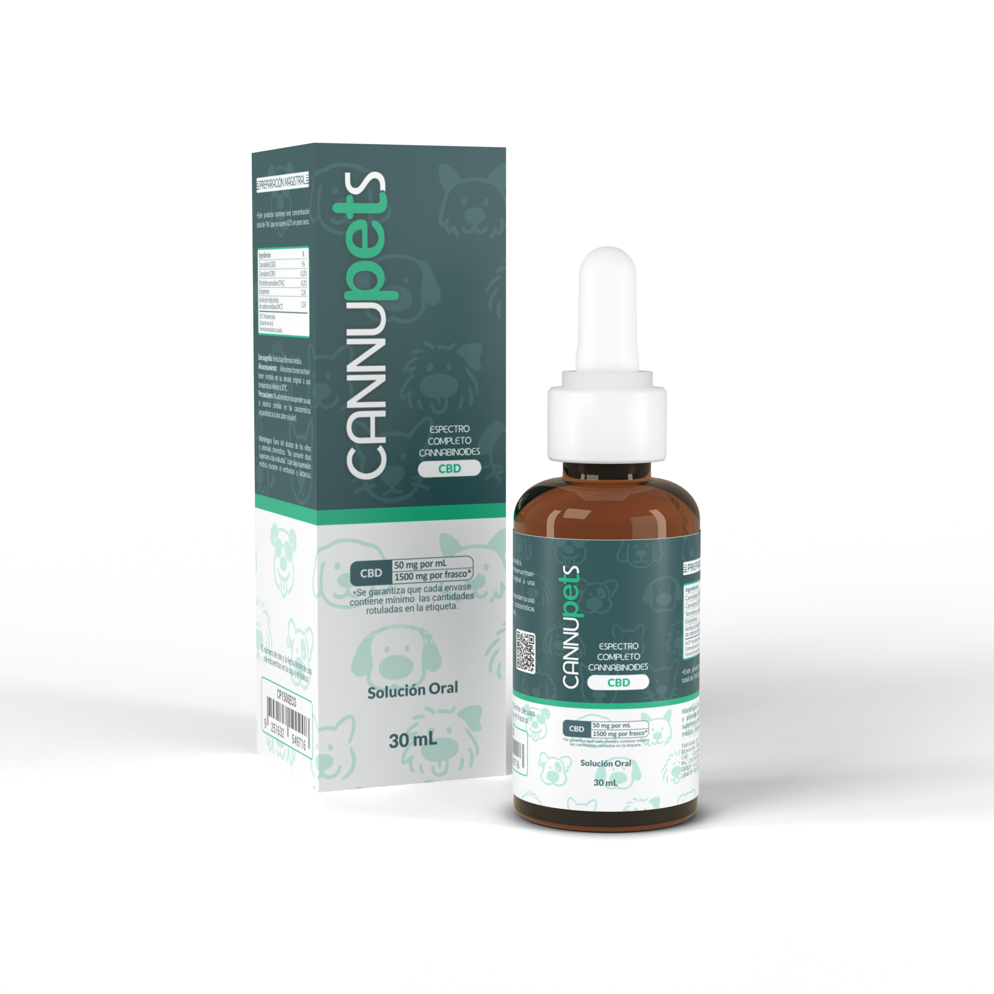 Cannupets® Solución Oral Espectro Completo 5%