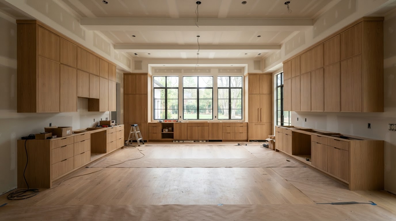 Kitchen construction phase 03 — The Structure