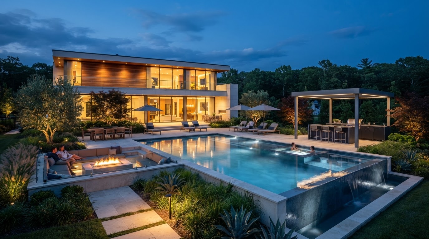 Infinity Edge luxury pool design