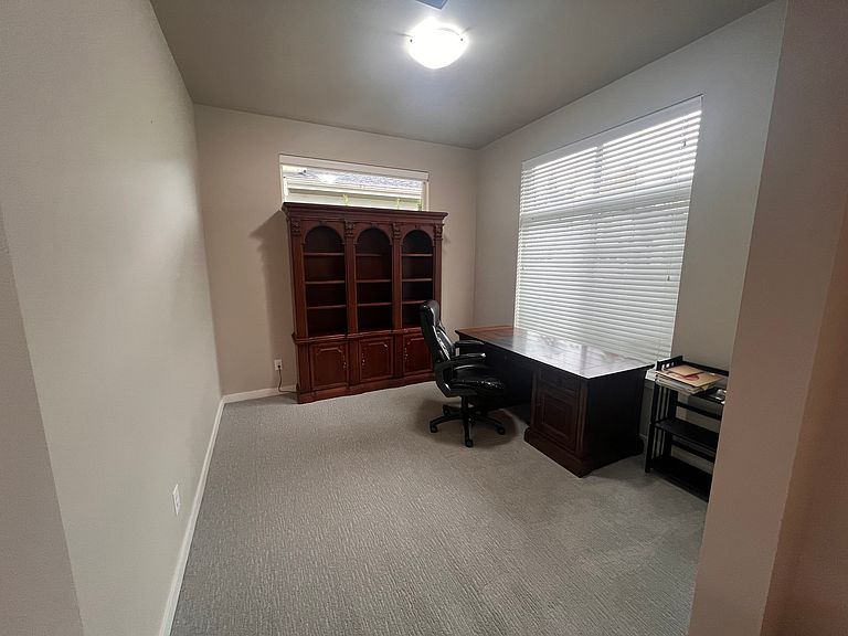 Dedicated Home Office with Executive Built-in Desk