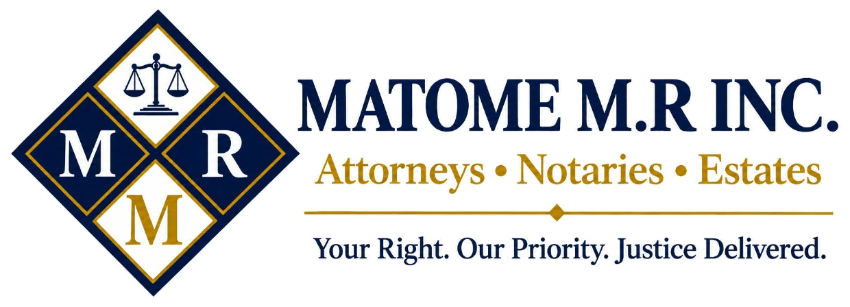 MATOME M.R INC. Attorneys • Notaries • Estates
