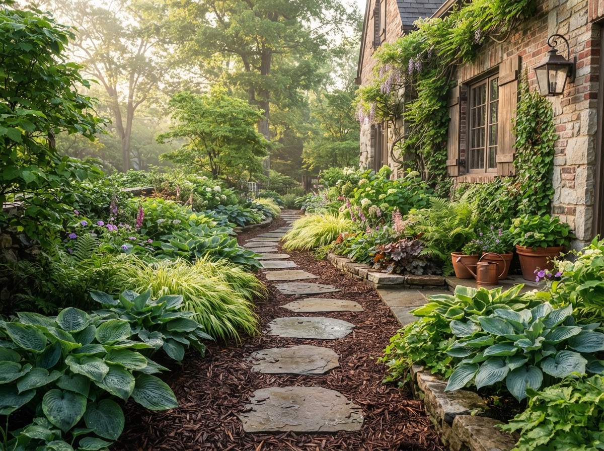 Side garden — Apex — after landscaping