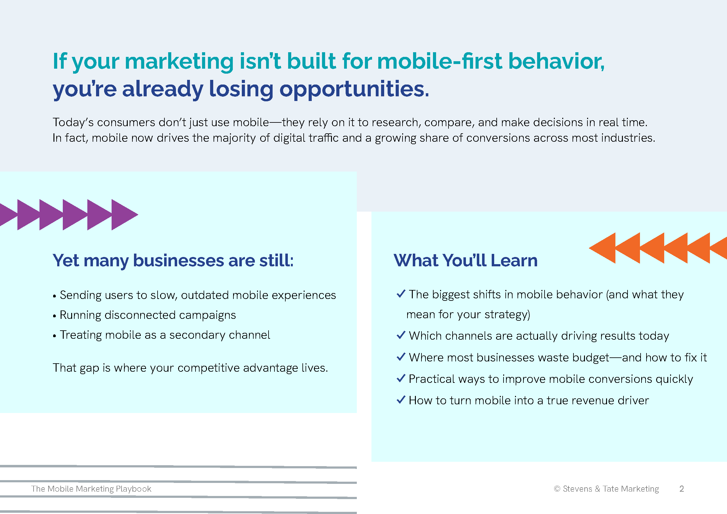 The Mobile Marketing Playbook Page 2