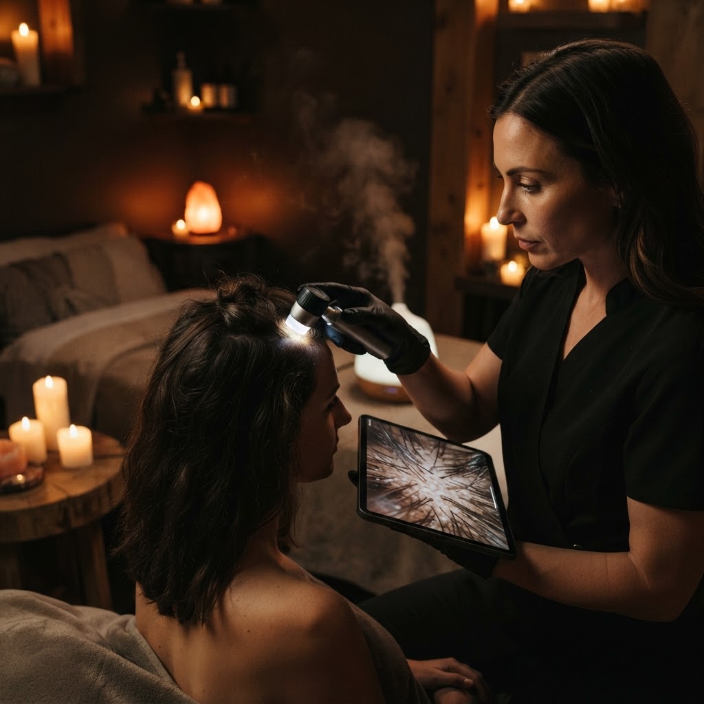 Scalp Assessment + Hair Analysis