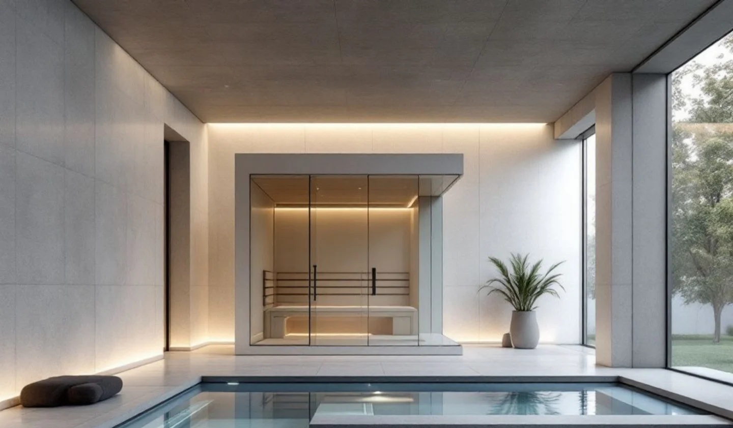 Custom steam shower and spa installation