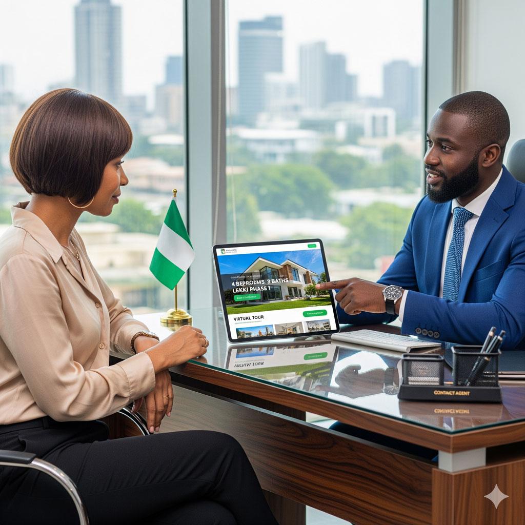 Nigerian business consultation and digital client presentation