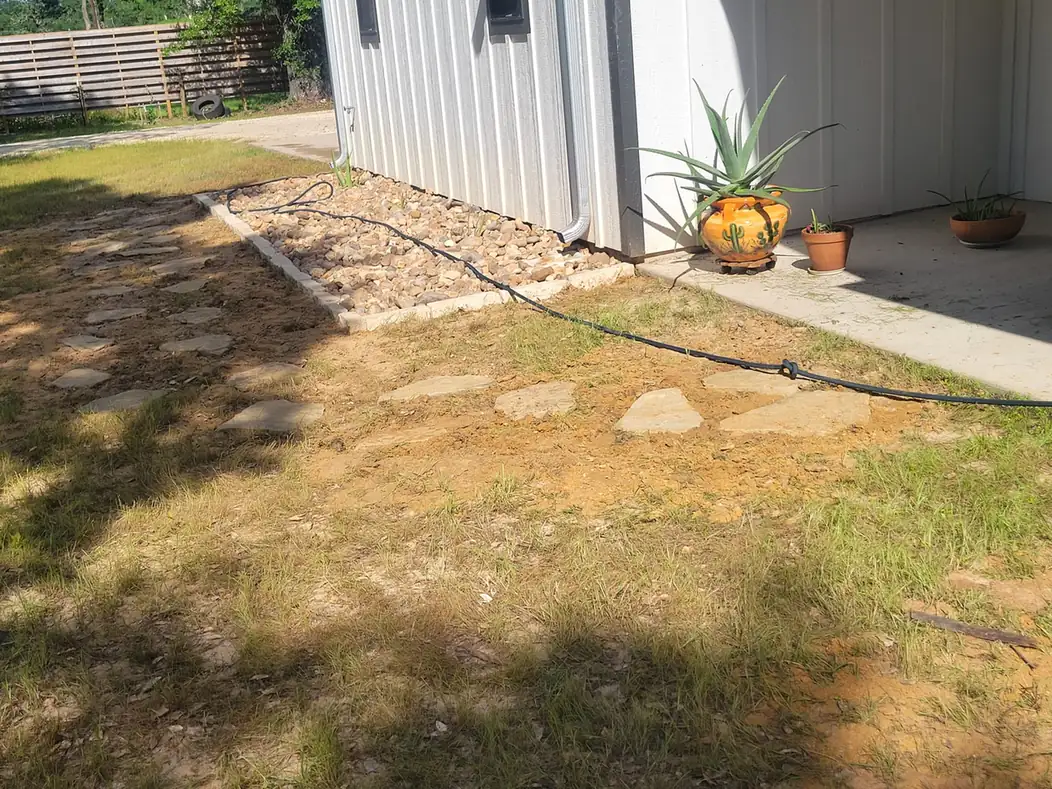 Garden landscaping, client-supplied project photo 2