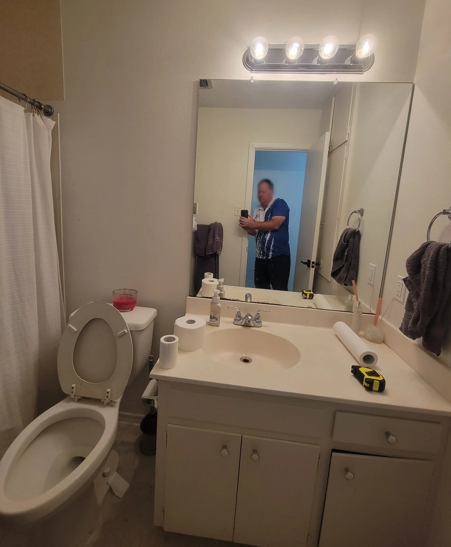 Minor bathroom remodel, client-supplied project photo 2