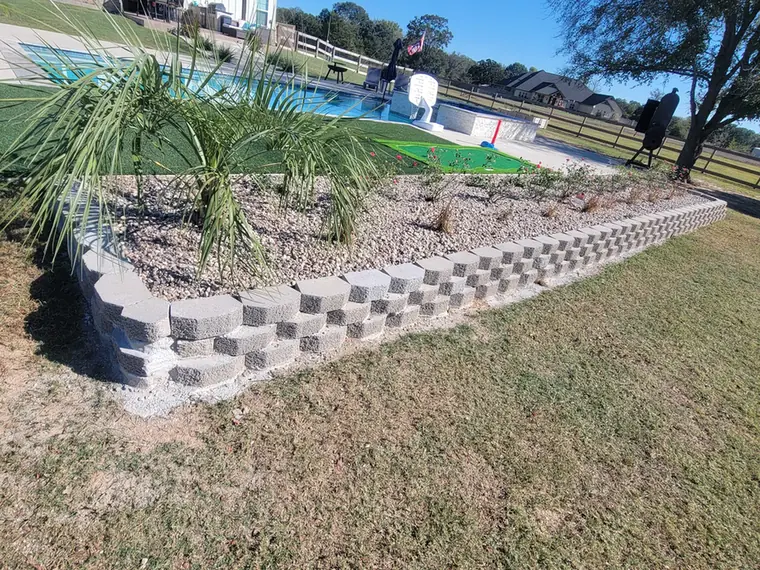 Landscaped garden area, client-supplied project photo 8