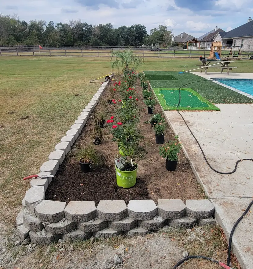Landscaped garden area, client-supplied project photo 5