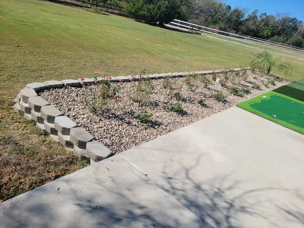 Landscaped garden area, client-supplied project photo 7