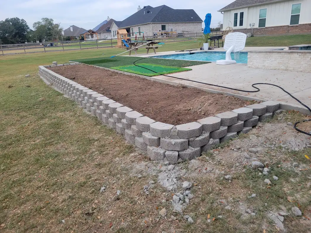Landscaped garden area, client-supplied project photo 4