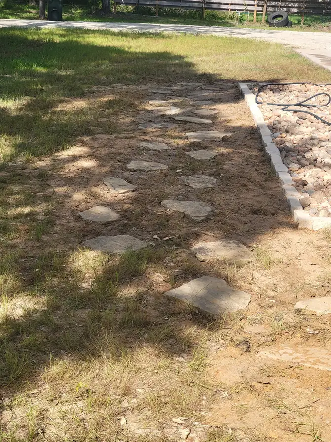 Garden landscaping, client-supplied project photo 1