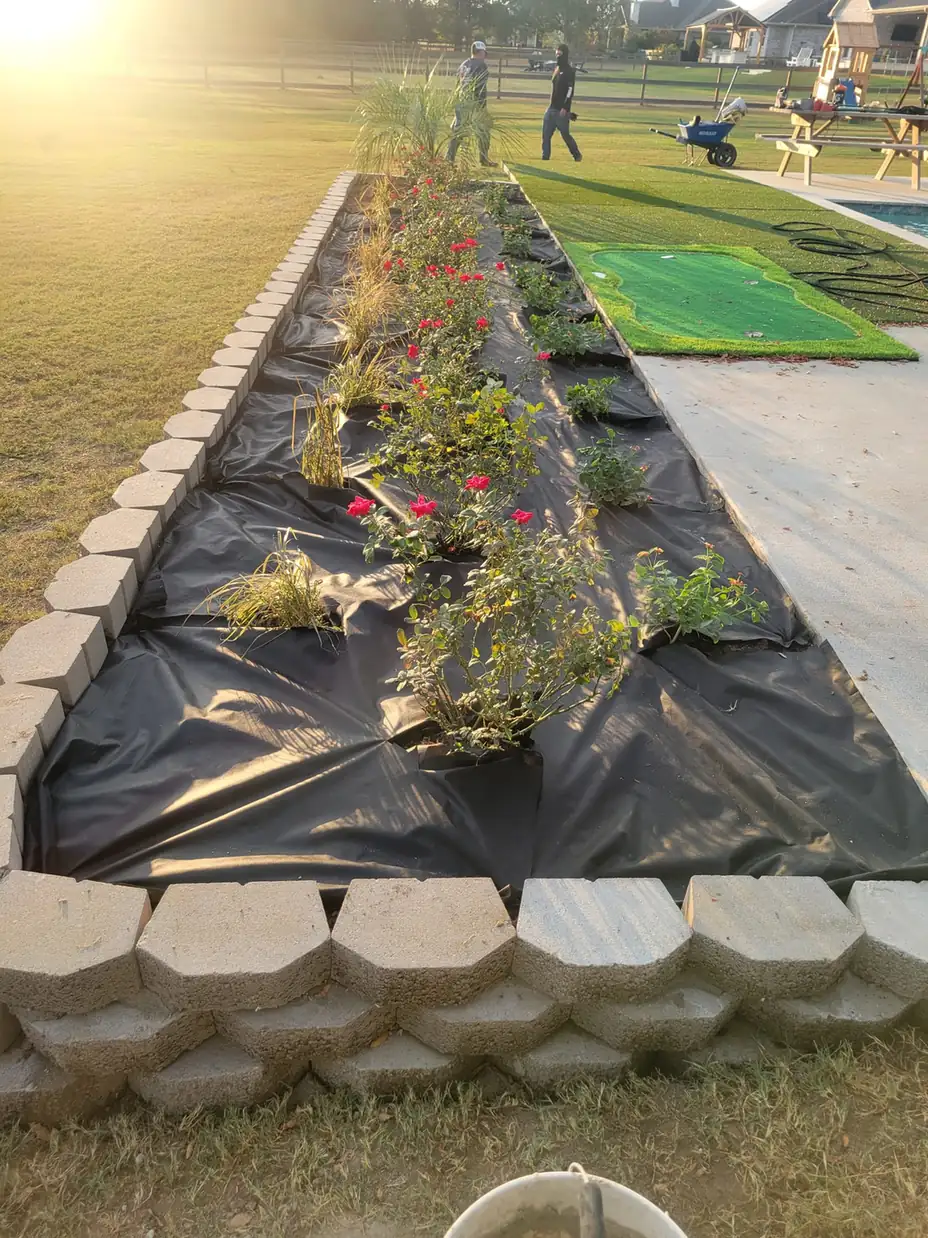 Landscaped garden area, client-supplied project photo 6