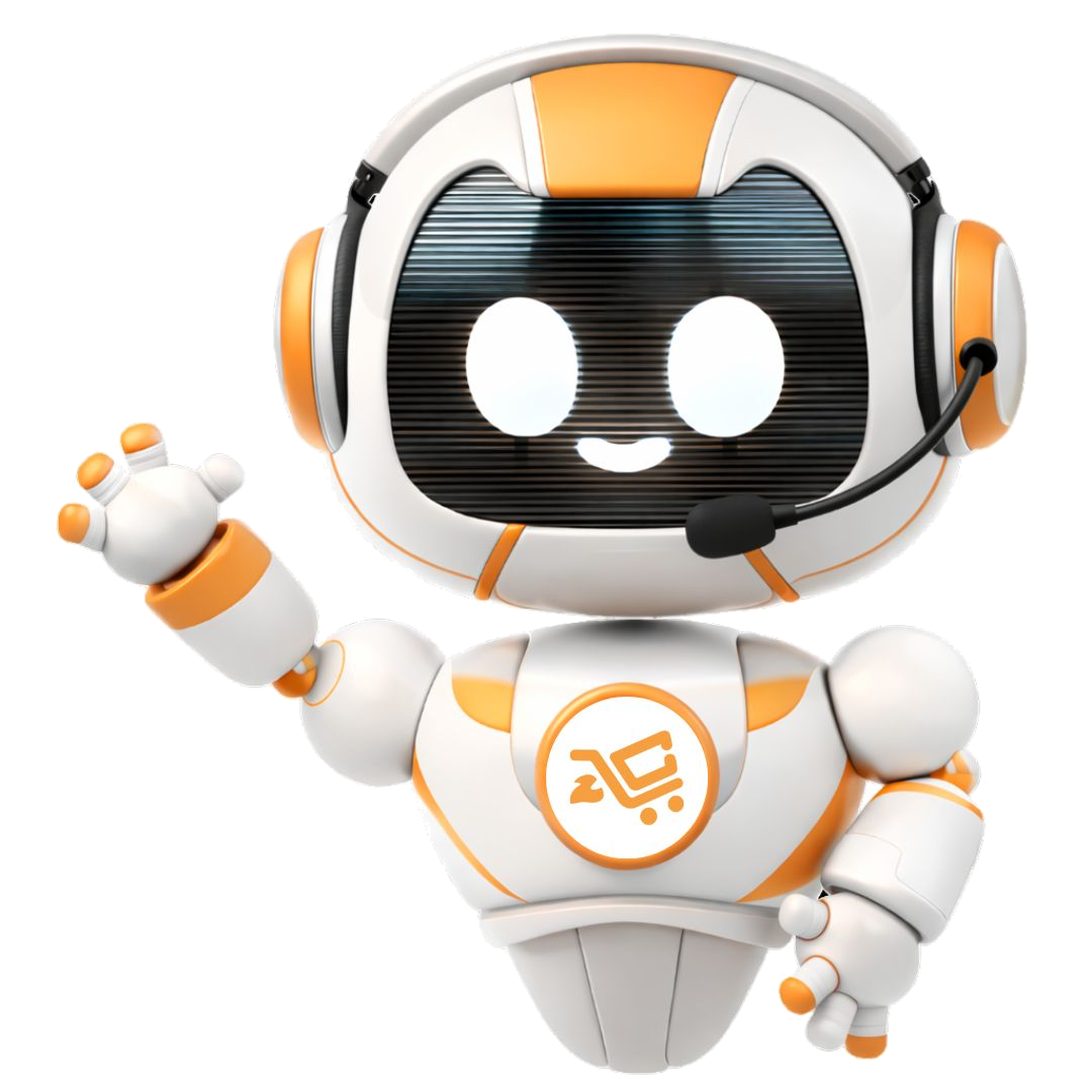 Launch Commerce Robot Mascot