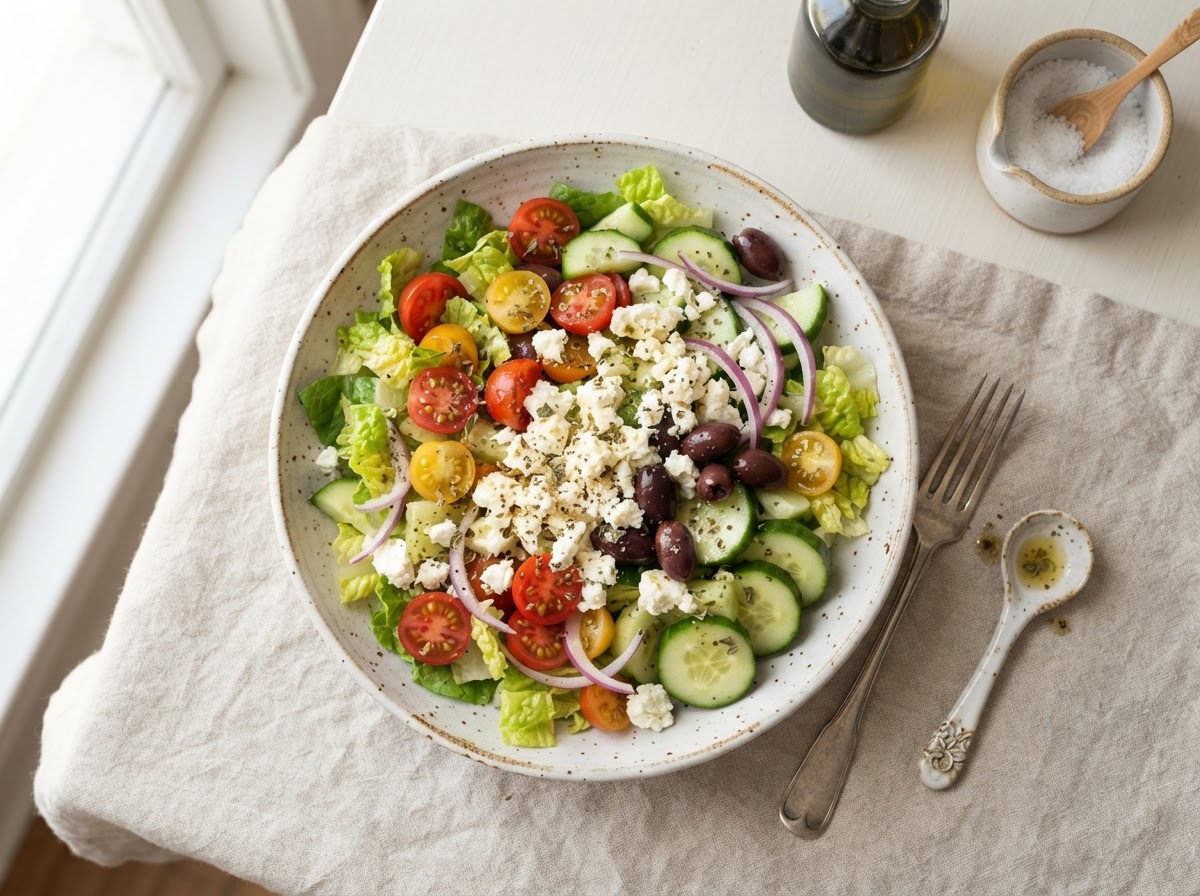 Fresh Mediterranean Greek Salad