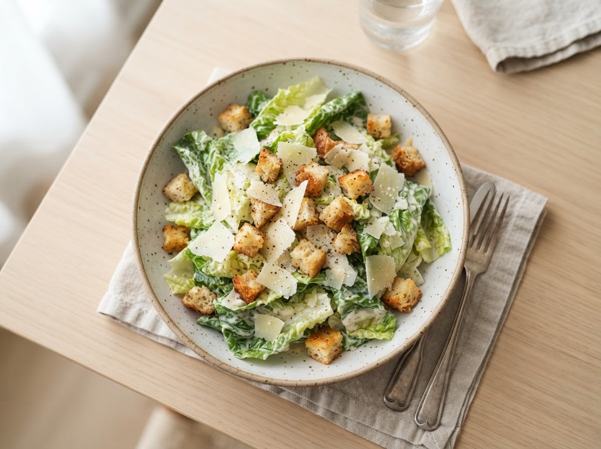 Classic Creamy Caesar Salad