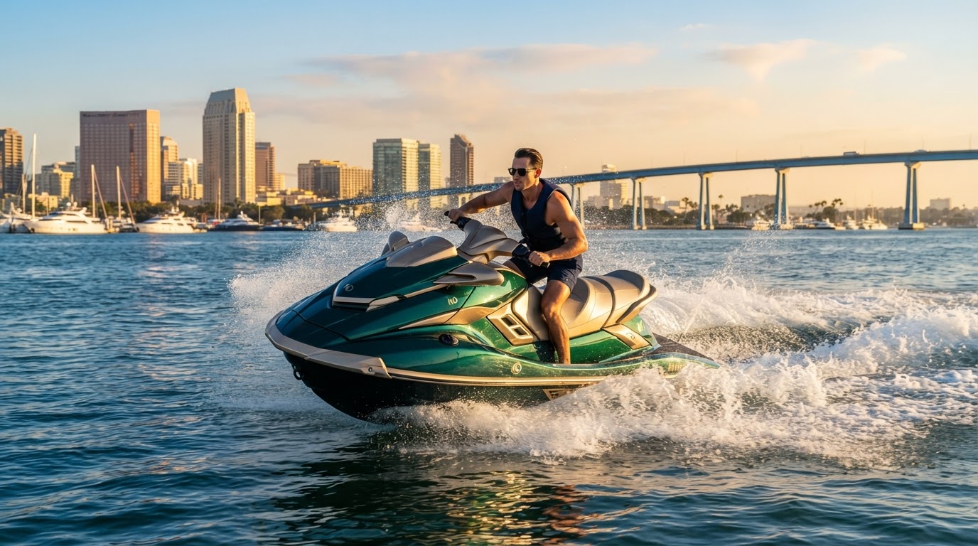 Wave Kings Luxury Jet Ski in San Diego Bay