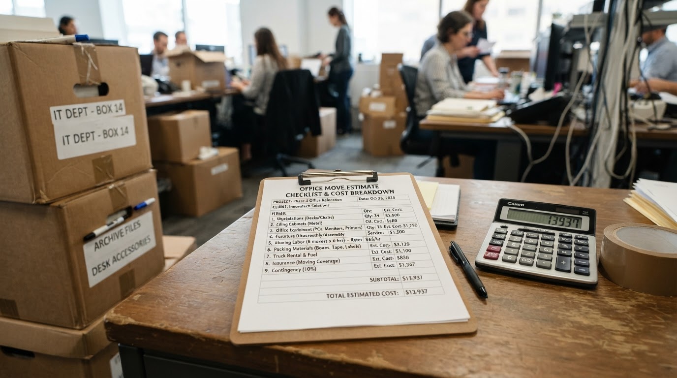 Understanding Office Furniture Moving Cost: Variables and Budgeting
