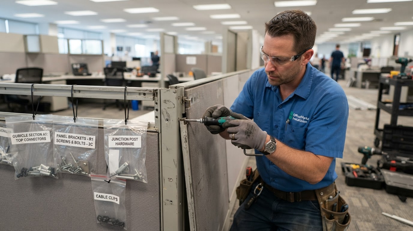 Office Furniture Disassembly and Reassembly: A Move-Day Protocol