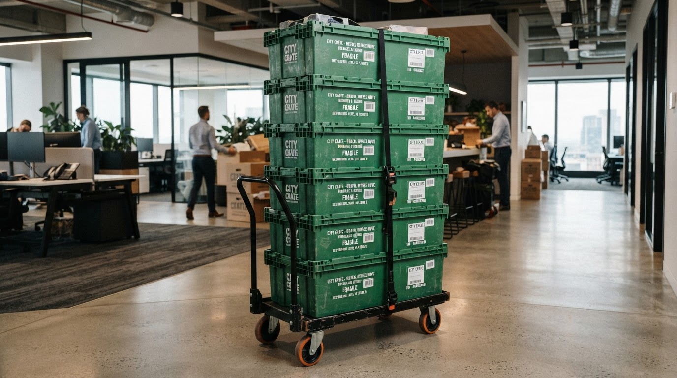 High-Rise Office Tower Freight Elevator Transport